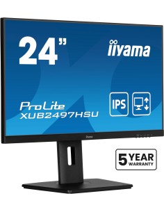 iiyama XUB2497HSU-B2 pantalla para PC 60,5 cm (23.8") 1920 x 1080 Pixeles Full HD LED Negro