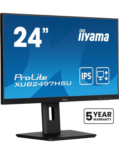 iiyama XUB2497HSU-B2 pantalla para PC 60,5 cm (23.8") 1920 x 1080 Pixeles Full HD LED Negro