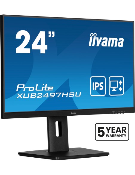iiyama XUB2497HSU-B2 pantalla para PC 60,5 cm (23.8") 1920 x 1080 Pixeles Full HD LED Negro