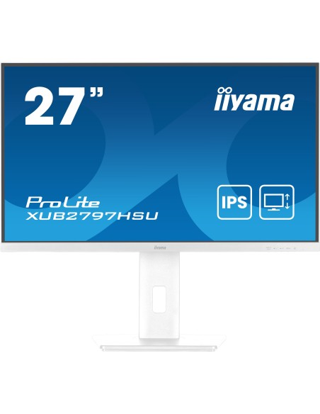 iiyama ProLite XUB2797HSU-W2 pantalla para PC 68,6 cm (27") 1920 x 1080 Pixeles Full HD LED Blanco iiyama ProLite XUB2797HSU-W2 pantalla para PC 68,6 cm (27") 1920 x 1080 Pixeles Full HD LED Blanco