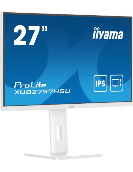 iiyama ProLite XUB2797HSU-W2 pantalla para PC 68,6 cm (27") 1920 x 1080 Pixeles Full HD LED Blanco iiyama ProLite XUB2797HSU-W2 pantalla para PC 68,6 cm (27") 1920 x 1080 Pixeles Full HD LED Blanco