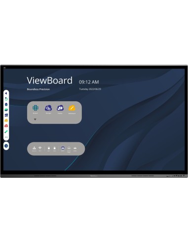 Viewsonic IFP7562 pantalla de señalización Panel plano interactivo 190,5 cm (75") LED Wifi 350 cd   m² 4K Ultra HD Negro