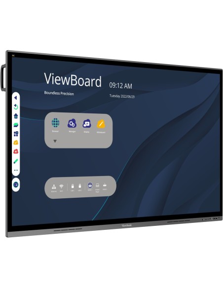 Viewsonic IFP7562 pantalla de señalización Panel plano interactivo 190,5 cm (75") LED Wifi 350 cd   m² 4K Ultra HD Negro