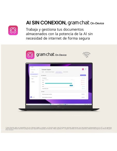 LG Gram 15Z80T-G.AU88B ordenador portatil AMD Ryzen AI 7 350 Portátil 39,6 cm (15.6") Full HD 32 GB LPDDR5x-SDRAM 1 TB SSD