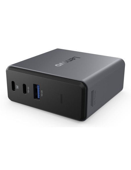 Lenovo X9 Charging GaN Dock Alámbrico USB 3.2 Gen 2 (3.1 Gen 2) Type-C Gris