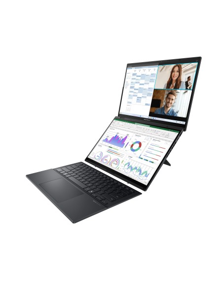 ASUS Zenbook Duo OLED UX8406CA-PZ009W - Ordenador Portátil 14" WQXGA+ 120Hz (Intel Core Ultra 9 285H, 32GB RAM, 2TB SSD, Arc