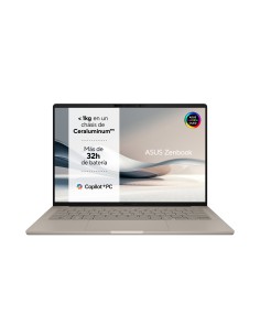 ASUS Zenbook A14 OLED UX3407QA-QD283W Copilot+ PC - Ordenador Portátil 14" WUXGA (Qualcomm Snapdragon X (X1-26-100), 32GB RAM, 2