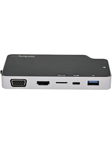 StarTech.com Adaptador Multipuertos USB C - Docking Station USB 3.1 Tipo C a Vídeo HDMI de 4K o VGA - PD Pass-through de 100W -