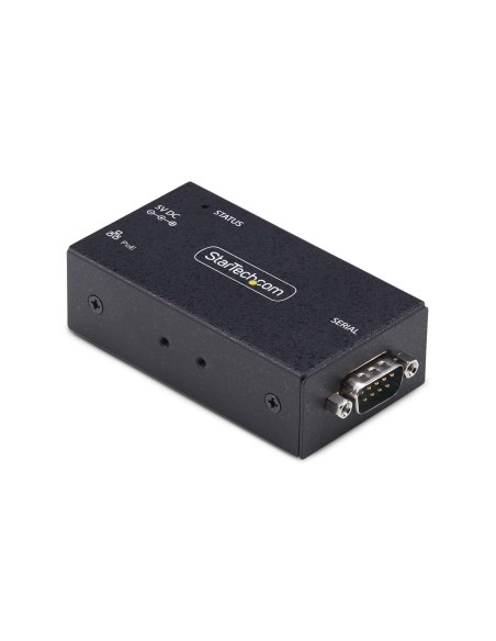 StarTech.com Adaptador Serie a Ethernet - Conversor RJ45 LAN IP a DB9 RS232 - Servidor de Dispositivos Serie Remotos de 1