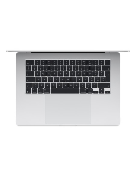 Apple MacBook Air Apple M M4 Portátil 38,9 cm (15.3") 16 GB 512 GB SSD Wi-Fi 6E (802.11ax) macOS Sequoia Plata