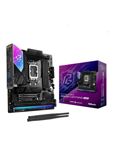 Asrock B860M Lightning WiFi Intel B860 LGA 1851 (Socket V1) micro ATX