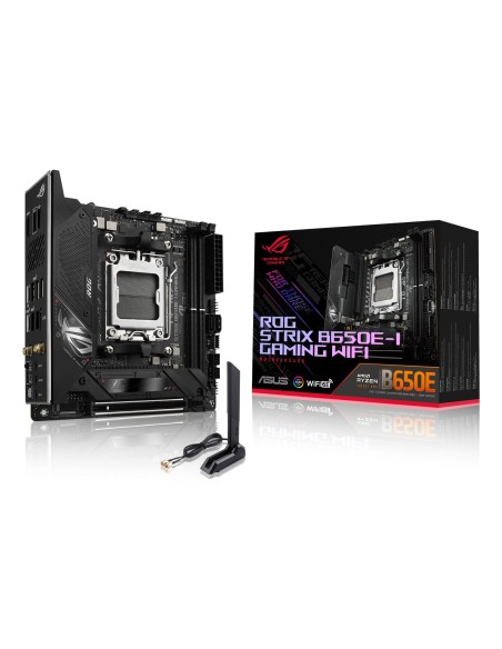 ASUS ROG STRIX B650E-I GAMING WIFI AMD B650 Zócalo AM5 mini ITX