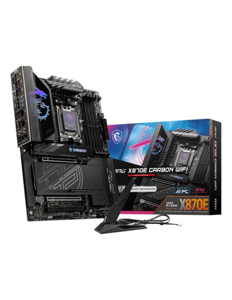 MSI MPG X870E CARBON WIFI placa base AMD X870E Zócalo AM5 ATX