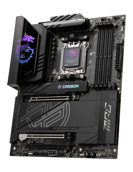 MSI MPG X870E CARBON WIFI placa base AMD X870E Zócalo AM5 ATX