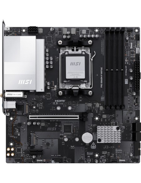 MSI PRO B840M-P WIFI6E placa base AMD B840 Zócalo AM5 micro ATX