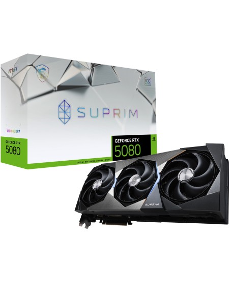 MSI SUPRIM GeForce RTX5080 16G SOC NVIDIA GeForce RTX 5080 16 GB GDDR7