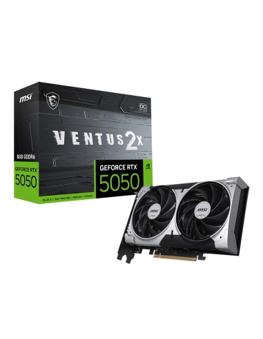 MSI GEFORCE RTX 5050 8G VENTUS 2X OC tarjeta gráfica NVIDIA 8 GB GDDR6
