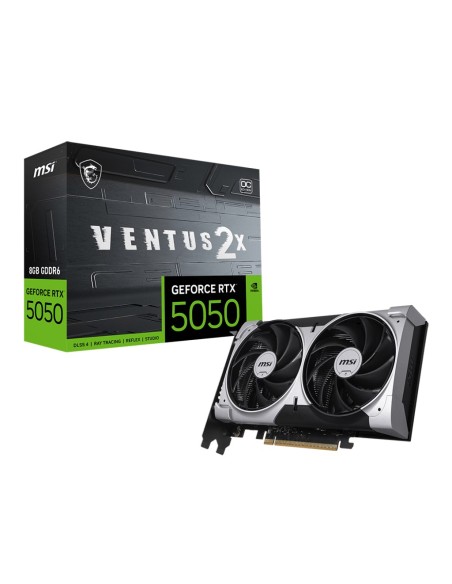 MSI GEFORCE RTX 5050 8G VENTUS 2X OC tarjeta gráfica NVIDIA 8 GB GDDR6