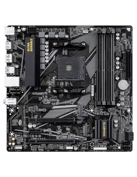 GIGABYTE B550M DS3H R2 Placa base - Procesadores AMD Ryzen 5000, VRM de 5+3 fases, hasta 4733 MHz DDR4 (O.C.), 1x M.2 PCIe 4.0