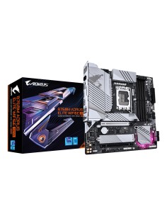 GIGABYTE B760M AORUS ELITE WIFI6E GEN5 Placa Base – Compatible con procesadores Intel Core 14ª generación, VRM digital de