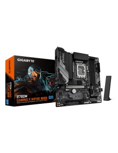 GIGABYTE B760M GAMING X WIFI6E GEN5 Placa Base – Compatible con procesadores Intel Core 14ª generación, VRM de 8+1+1 fases,