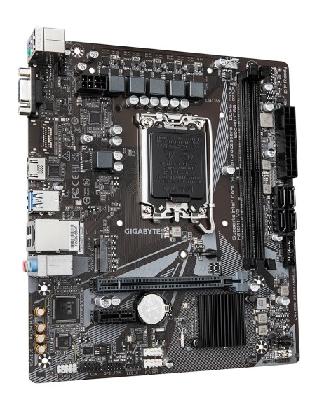GIGABYTE H610M H V2 Placa base - Compatible con procesadores Intel Core 14th CPUs, 4+1+1 Hybrid Digital VRM, up to 5600MHz