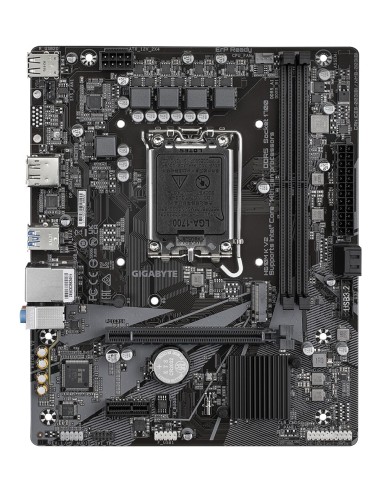 GIGABYTE H610M K V2 Placa base - Procesadores Intel Core 14ª generación, hasta 5600 MHz DDR5, 1xPCIe 3.0 M.2, LAN 1GbE, USB 3.2