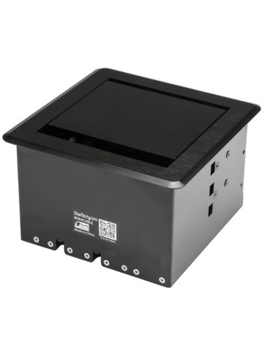 StarTech.com Caja de Gestión de Cableado para Mesas de Conferencia - de Sobremesa - Caja de Conectividad
