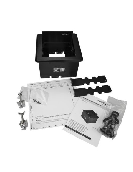 StarTech.com Caja de Gestión de Cableado para Mesas de Conferencia - de Sobremesa - Caja de Conectividad