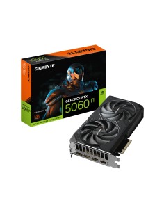 GIGABYTE GeForce RTX 5060 Ti WINDFORCE 8G Tarjeta Gráfica – 8 GB GDDR7, 128 bits, PCI-E 5.0, 2572 MHz Frecuencia del núcleo, 3