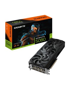 GIGABYTE GeForce RTX 5080 WINDFORCE OC SFF 16G Tarjeta Gráfica - 16GB GDDR7, 256 bits, PCI-E 5.0, 2670MHz Frecuencia Base, 3 x