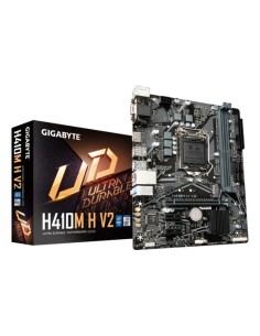 GIGABYTE H410M H V2 Placa base - Compatible con procesadores Intel Core 10th CPUs, up to 2933MHz DDR4, 1xPCIe 3.0 M.2, GbE LAN,