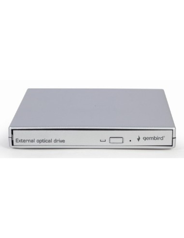 Gembird DVD-USB-021-SV unidad de disco óptico Interno DVD±RW Plata