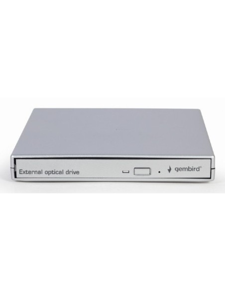 Gembird DVD-USB-021-SV unidad de disco óptico Interno DVD±RW Plata