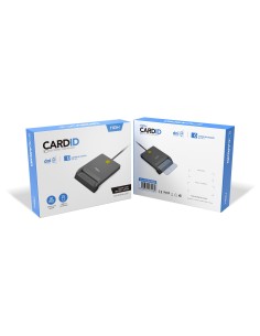 NOX Lite Card ID lector de tarjeta inteligente Interior USB USB 2.0 Negro 2