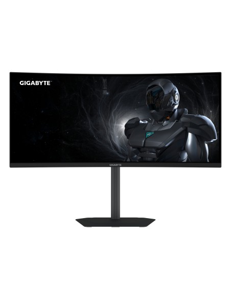 GIGABYTE GS34WQCA Monitor Gaming Curvo 34" WQHD – 3440 x 1440, 1500R, 120Hz, 1ms, 300 cd m², FreeSync Premium, HDR Ready, HDMI