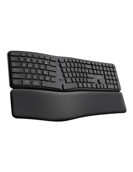 Trust Keyra Teclado inalámbrico multidispositivo ergonómico