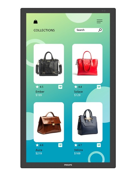 Philips 3000 series 32BDL3751T 00 pantalla de señalización Panel plano interactivo 80 cm (31.5") LCD Wifi 350 cd   m² Full HD