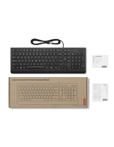 Lenovo 4Y41R64665 teclado Hogar   Oficina USB Español Negro