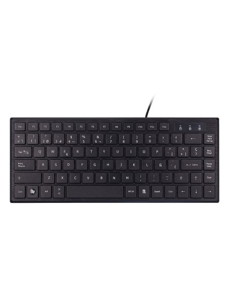 UNYKAch KB 302 Mini teclado Oficina USB QWERTY Negro