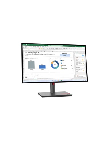Lenovo ThinkVision P27h-30 LED display 68,6 cm (27") 2560 x 1440 Pixeles Quad HD LCD Negro