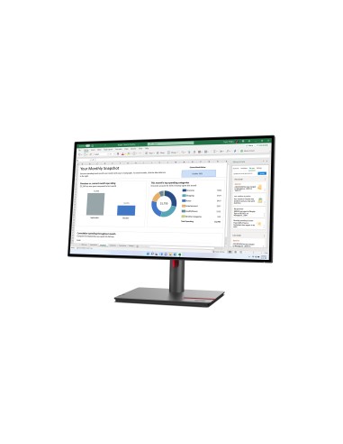 Lenovo ThinkVision P27h-30 LED display 68,6 cm (27") 2560 x 1440 Pixeles Quad HD LCD Negro