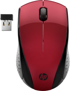 HP Ratón inalámbrico 220 (Rojo Ocaso)