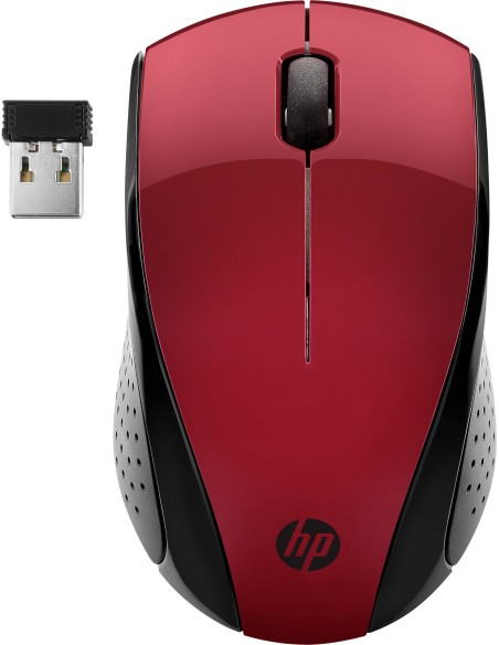 HP Ratón inalámbrico 220 (Rojo Ocaso)