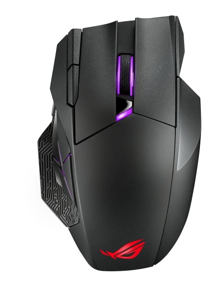 ASUS ROG Spatha X ratón Juego mano derecha RF Wireless + USB Type-C Óptico 19000 DPI