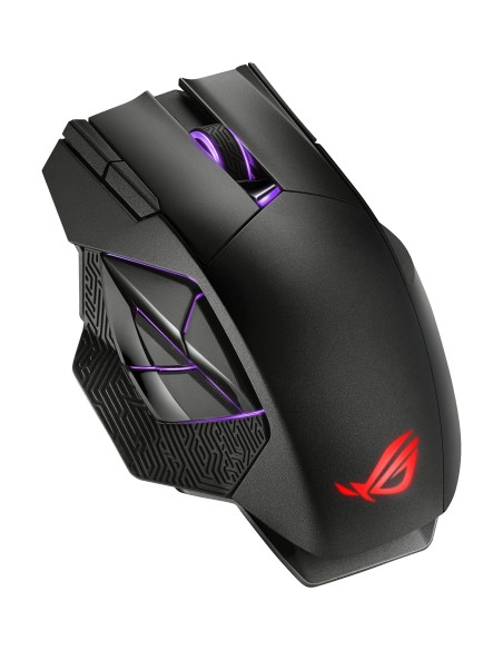 ASUS ROG Spatha X ratón Juego mano derecha RF Wireless + USB Type-C Óptico 19000 DPI