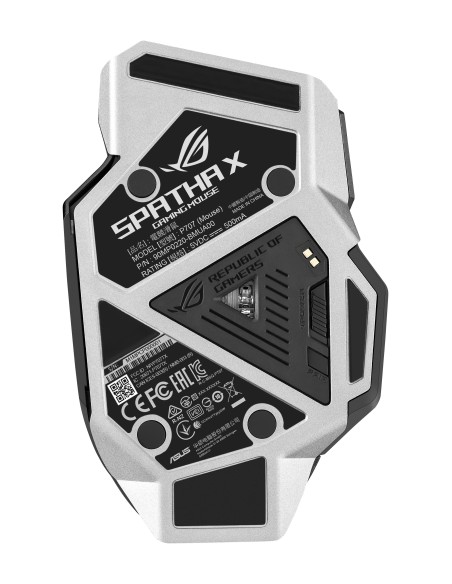 ASUS ROG Spatha X ratón Juego mano derecha RF Wireless + USB Type-C Óptico 19000 DPI