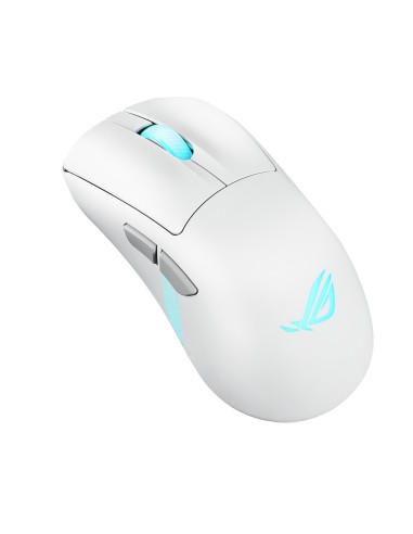 ASUS ROG Keris II Origin WHT ratón Juego mano derecha RF Wireless + Bluetooth + USB Type-A Óptico 42000 DPI