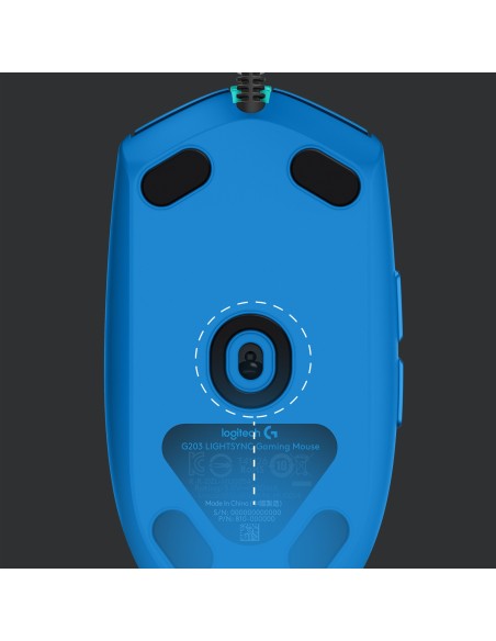 Logitech G 910-005798 ratón Juego USB tipo A 8000 DPI