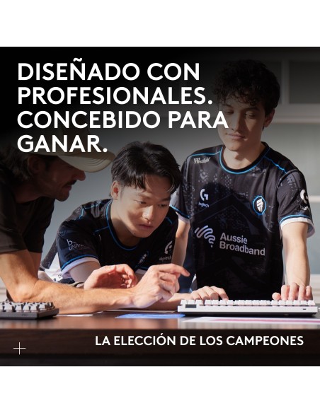 Logitech G PRO X SUPERLIGHT 2c, ratón inalámbrico para gaming ratón compacto de 53 g de calidad profesional con 5 botones